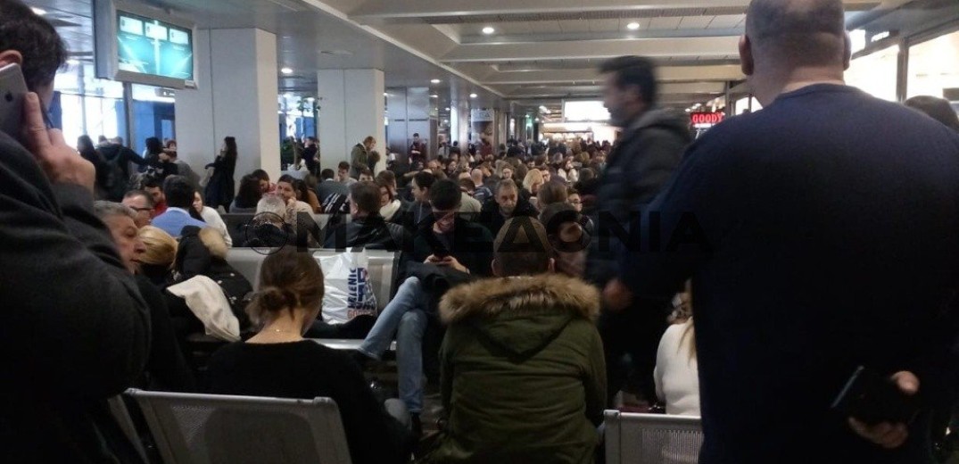 Προβλήματα από την κακοκαιρία στο αεροδρόμιο &quot;Μακεδονία&quot;