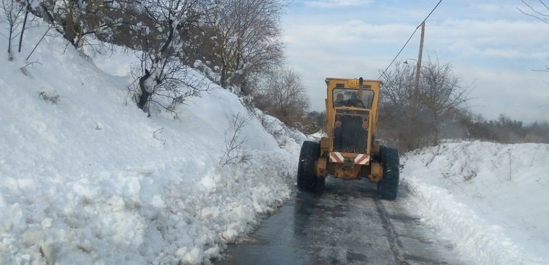 Σε ετοιμότητα ο δήμος Θέρμης για  επικείμενη χιονόπτωση το Σάββατο 23 Φεβρουαρίου