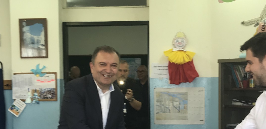 Στο Πανόραμα ψήφισε σήμερα το μεσημέρι ο Ιγνάτιος Καϊτεζίδης 