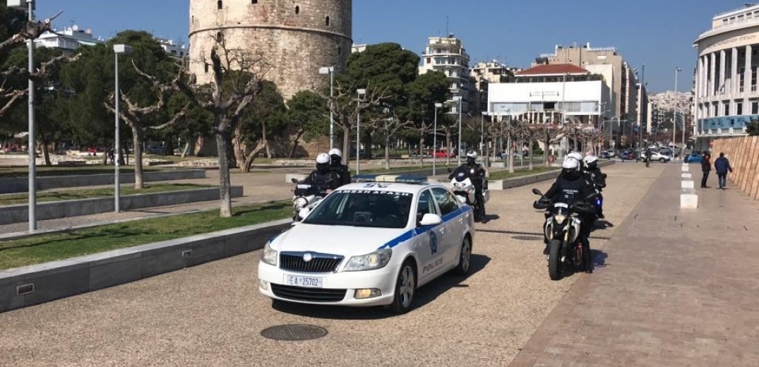 Η αστυνομία επέβαλε 59 πρόστιμα σε Θεσσαλονικείς για άσκοπες μετακινήσεις