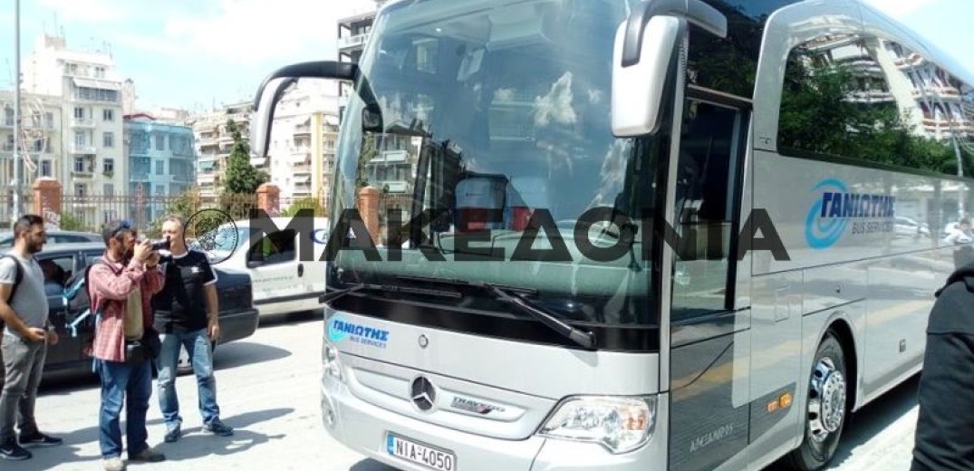 Θεσσαλονίκη: Στο ΥΜΑΘ αντιπροσωπεία των ιδιοκτητών τουριστικών λεωφορείων (Βίντεο, φωτ.)