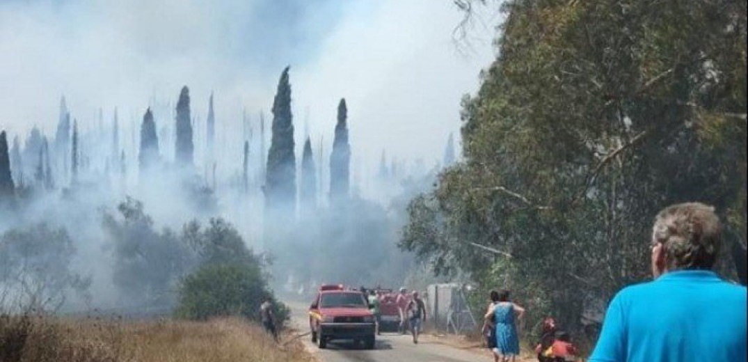 Εκκενώθηκε το χωριό Ραχτάδες στην Κέρκυρα
