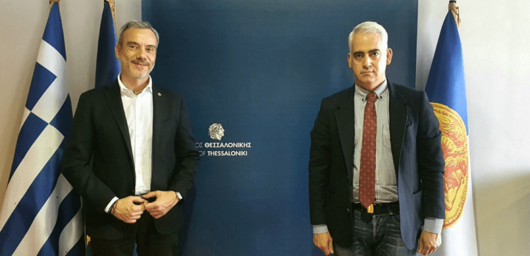 Θεσσαλονίκη: Συνάντηση του Δημάρχου Κ. Ζέρβα με τον Πρόεδρο του ΚΕΘΕΑ Χρ. Λιάπη