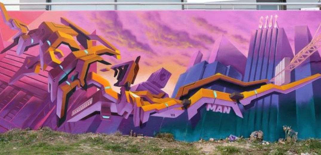 Ο Sandman «στάμπαρε» την Καλαμαριά με νέο graffiti (φωτ.)