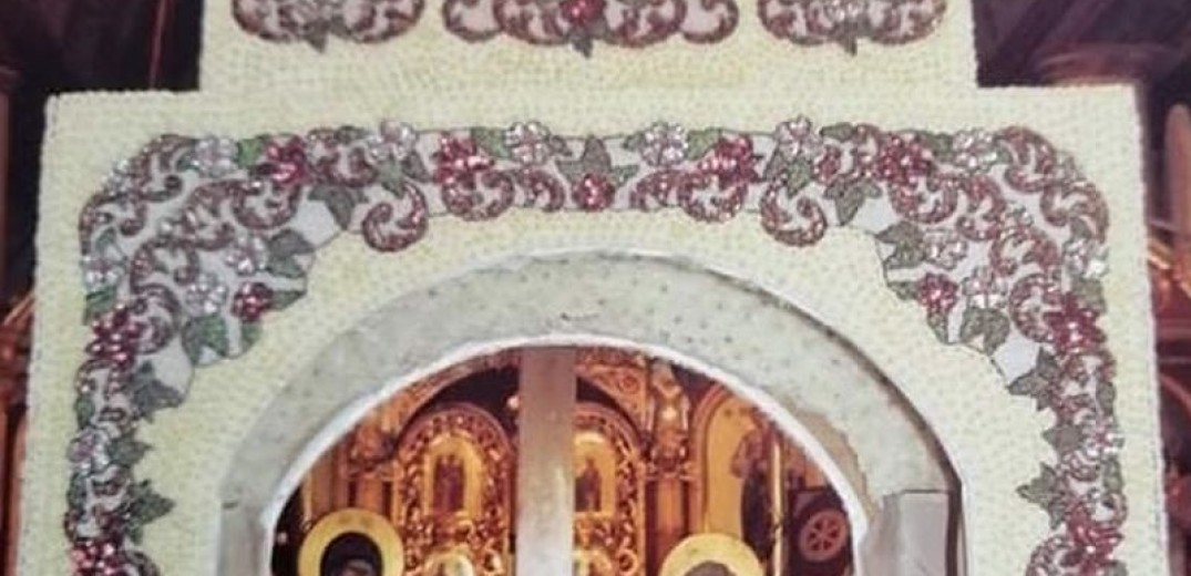 Χαλκιδική: Στολίδι κεντημένο στο χέρι ο επιτάφιος της Ουρανούπολης&#33; (Φωτ.)
