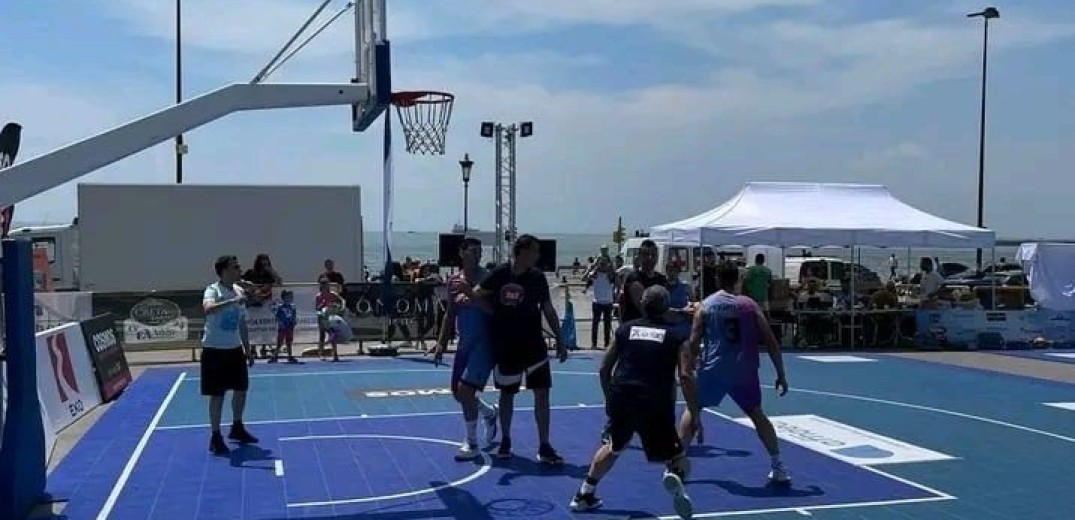 Αγώνες μπάσκετ 3x3 στην Πλατεία Αριστοτέλους
