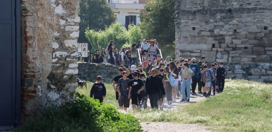 Θεσσαλονίκη: Μαθήματα ιστορίας μέσα από διαδραστικά παιχνίδια με φόντο τα βυζαντινά τείχη 
