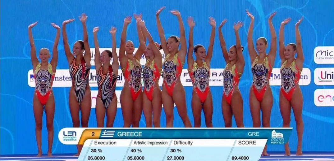 Καλλιτεχνική κολύμβηση: Χάλκινο μετάλλιο για την Ελλάδα στο κόμπο (βίντεο)