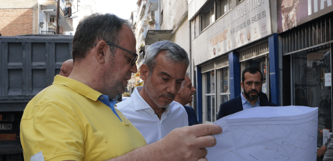 Επιθεώρηση Ζέρβα στα έργα ανάπλασης: «Επενδύουμε στο δυτικό κομμάτι της πόλης» 