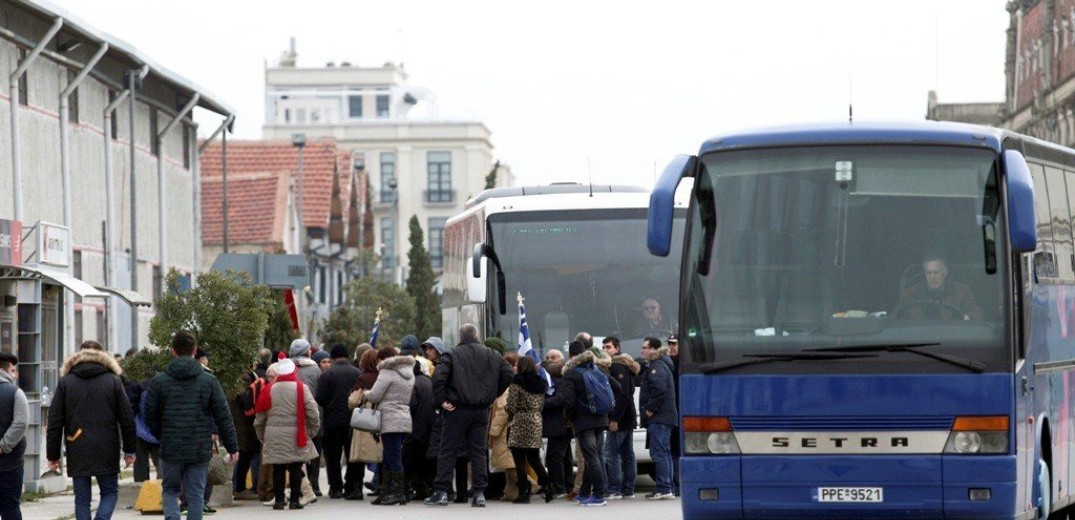 Τουλάχιστον 40 λεωφορεία θα ξεκινήσουν από τη Θεσσαλονίκη για το συλλαλητήριο στο Σύνταγμα 