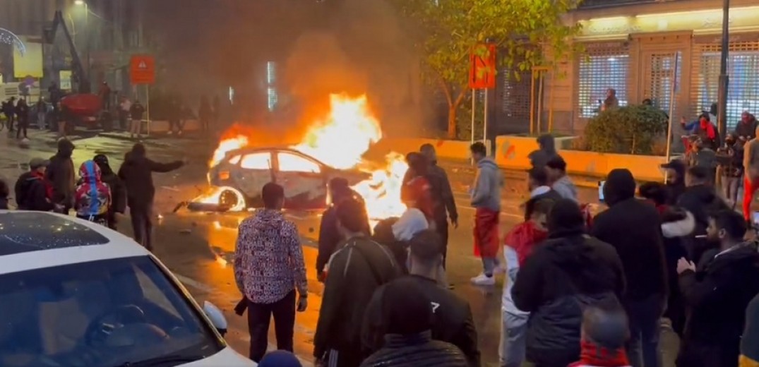 Μαροκινοί προκάλεσαν άγρια επεισόδια στις Βρυξέλλες - Σοκαριστικά βίντεο
