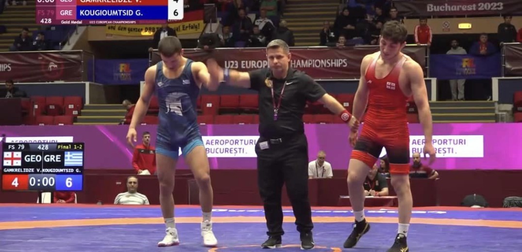 Πάλη: Πρωταθλητής Ευρώπης ξανά ο Γιώργος Κουγιουμτσίδης (βίντεο, φωτ.)