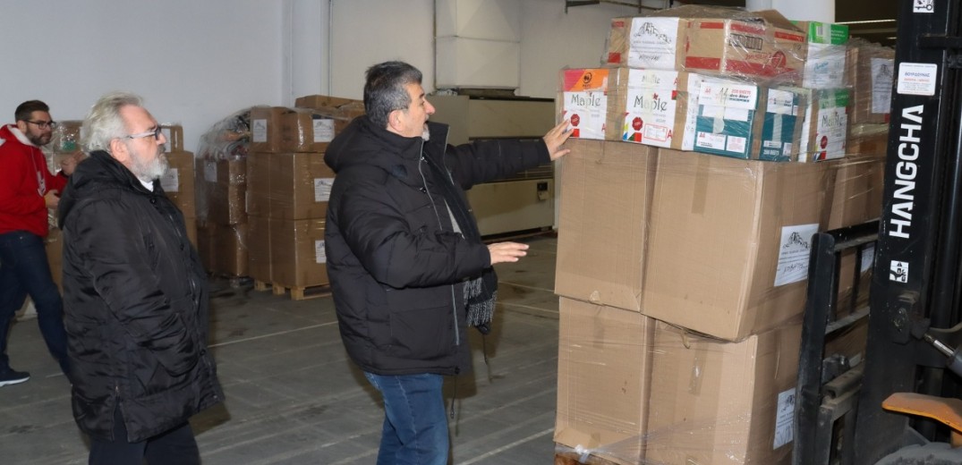 Δήμος Νεάπολης - Συκεών: 43 τόνοι ανθρωπιστικής βοήθειας για Συρία-Τουρκία
