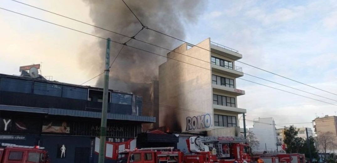 Υπο έλεγχο η πυρκαγιά σε κέντρο διασκέδασης στο Γκάζι	