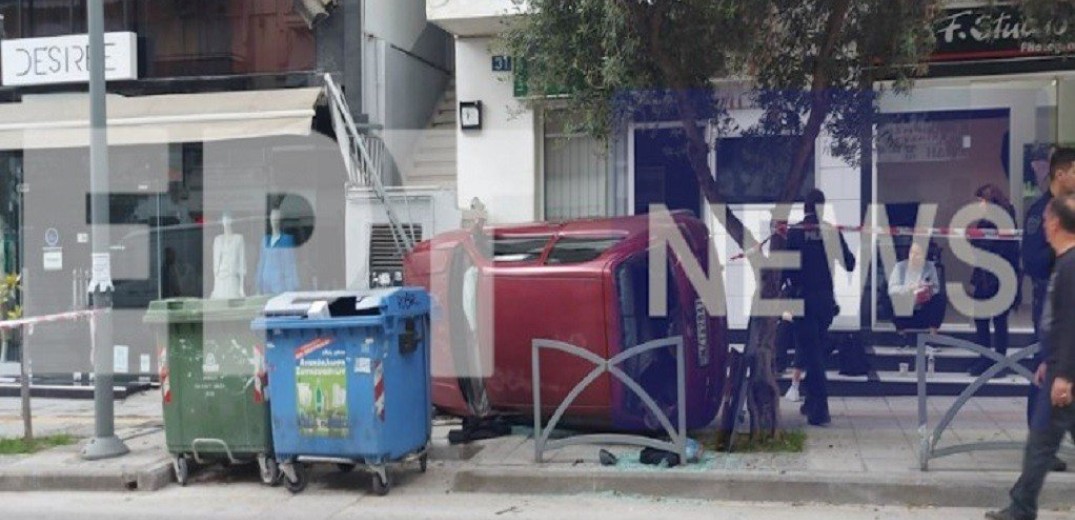 Θεσσαλονίκη: Τροχαίο με ανατροπή οχήματος στα δυτικά