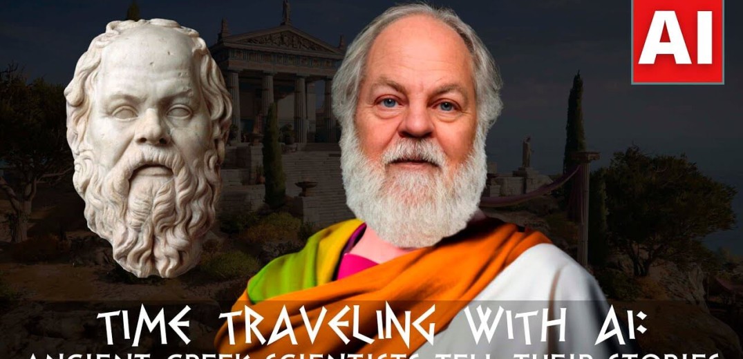 Έλληνες φιλόσοφοι λένε την ιστορία τους, με τη βοήθεια της τεχνητής νοημοσύνης (βίντεο)