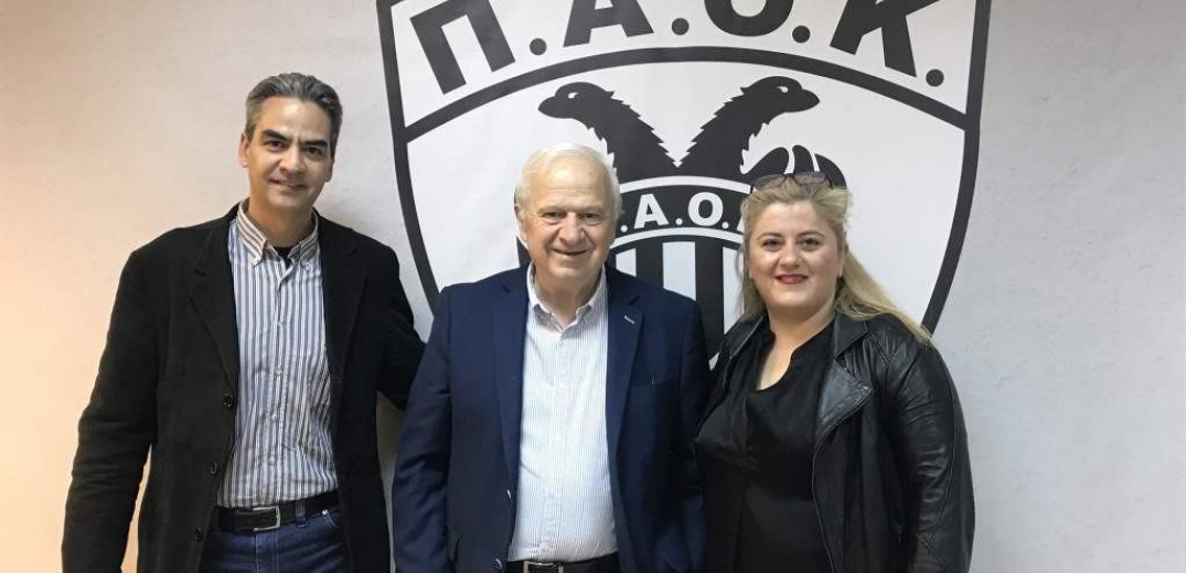 Τα γραφεία του ΠΑΟΚ επισκέφθηκε η υποψήφια δήμαρχος Παύλου Μελά Σίσσυ Φραγκοπούλου