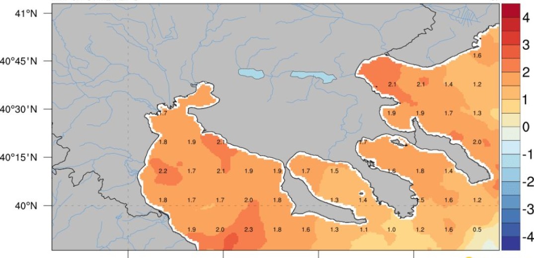 Θερμότερες από τα τελευταία χρόνια οι θάλασσες της Πιερίας και της Χαλκιδικής στο τέλος του Ιουνίου