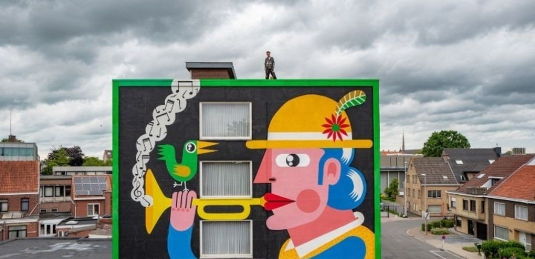 Ο ζωγράφος Joachim βάζει χρώμα και παιδικότητα στις γκρίζες πόλεις