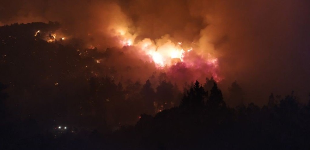 Σάπες Ροδόπης: Μεγάλη δασική πυρκαγιά σε εξέλιξη 
