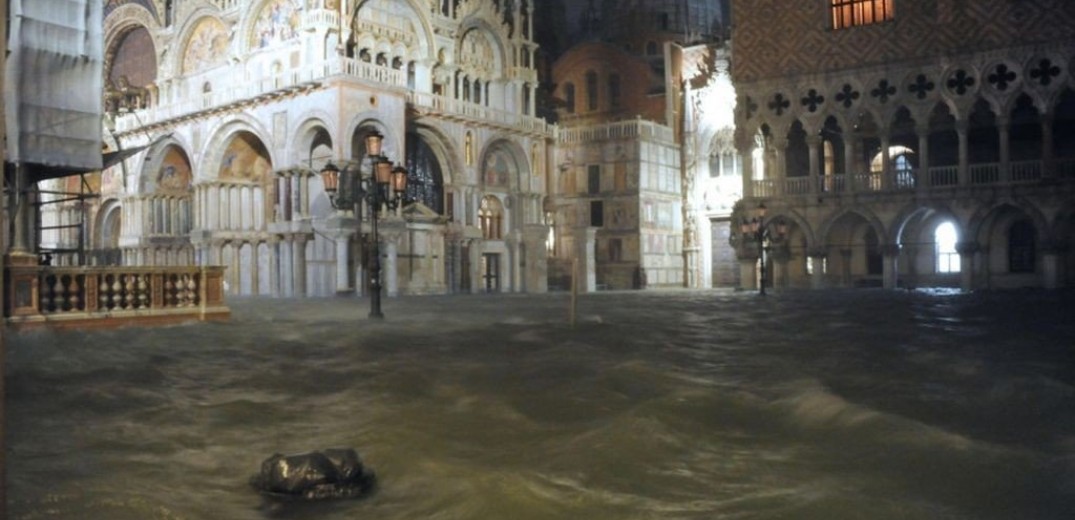 Νέα, μικρότερης κλίμακας, πλημμυρίδα έπληξε σήμερα τη Βενετία