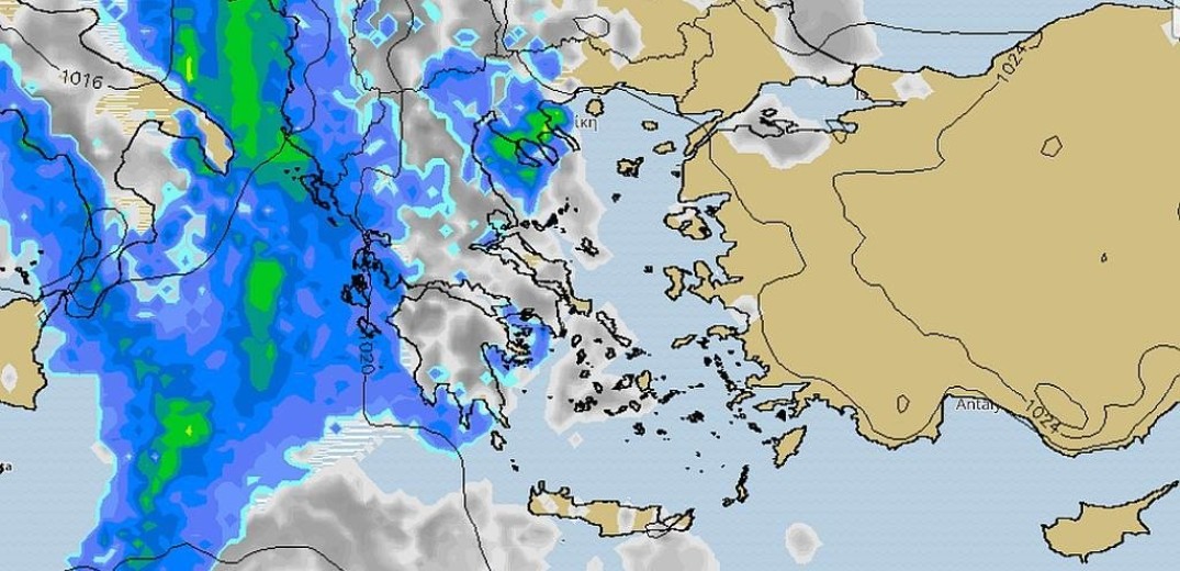 Νέο κύμα βροχοπτώσεων ισχυρότερων στα δυτικά και στη Μακεδονία, την Τρίτη 19 Νοεμβρίου 2019