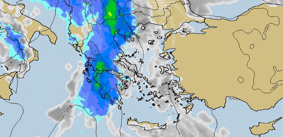 Επιδείνωση με έντονες βροχοπτώσεις στη δυτική και βόρεια Ελλάδα, την Τετάρτη 20 Νοεμβρίου 2019
