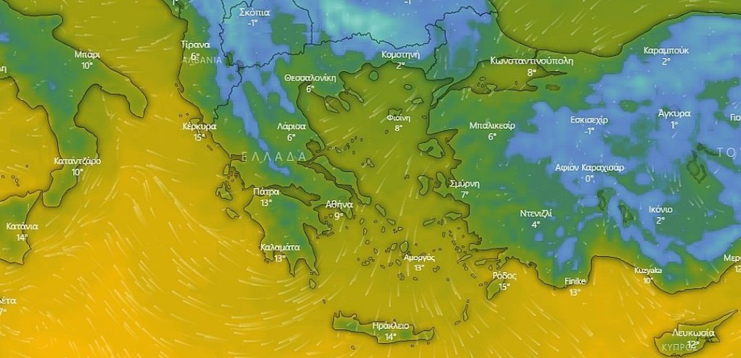 Κρύο και παγετός στη Βόρεια Ελλάδα, βροχές και λίγα χιόνια στα κεντρικά και νότια
