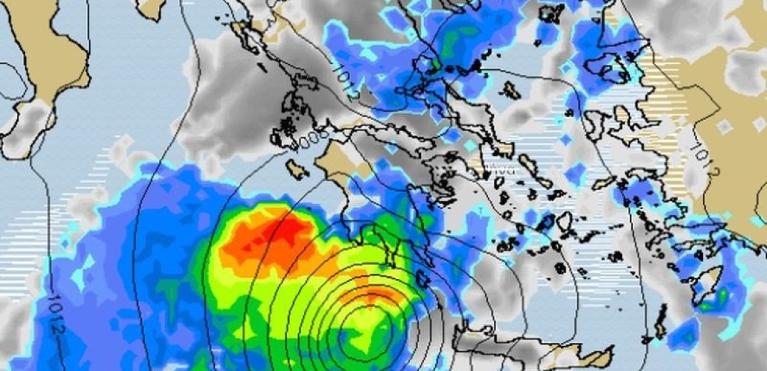 Εντυπωσιακό βίντεο από την πορεία του μεσογειακού κυκλώνα