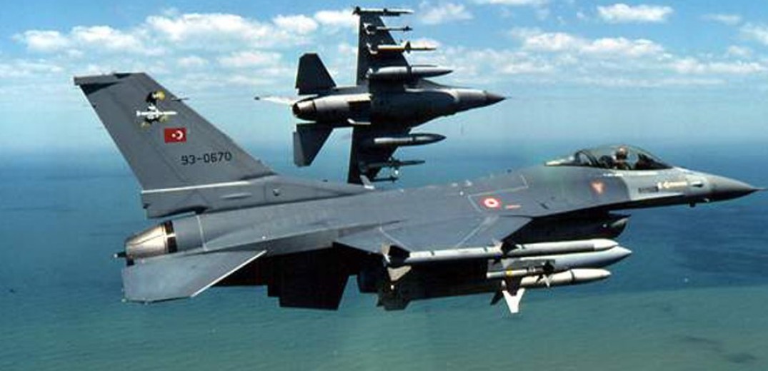 Δύο τουρκικά F-16 πέταξαν πάνω από τον Βόρειο Έβρο