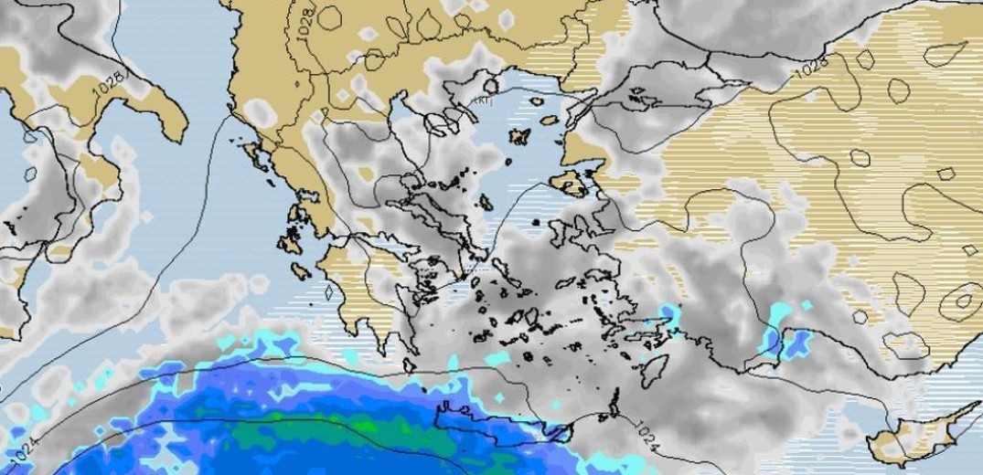 Επιδείνωση στη νότια νησιωτική χώρα με ισχυρές βροχοπτώσεις, καλός καιρός στη Βόρεια Ελλάδα