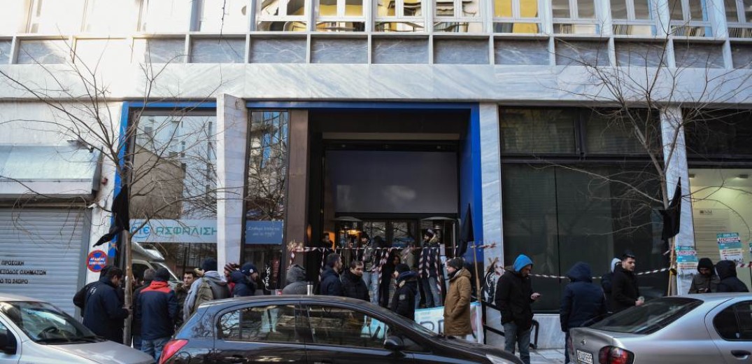 Θεσσαλονίκη: Συγκέντρωση εργαζομένων ΟΤΕ στο κατάστημα της Καρόλου Ντηλ