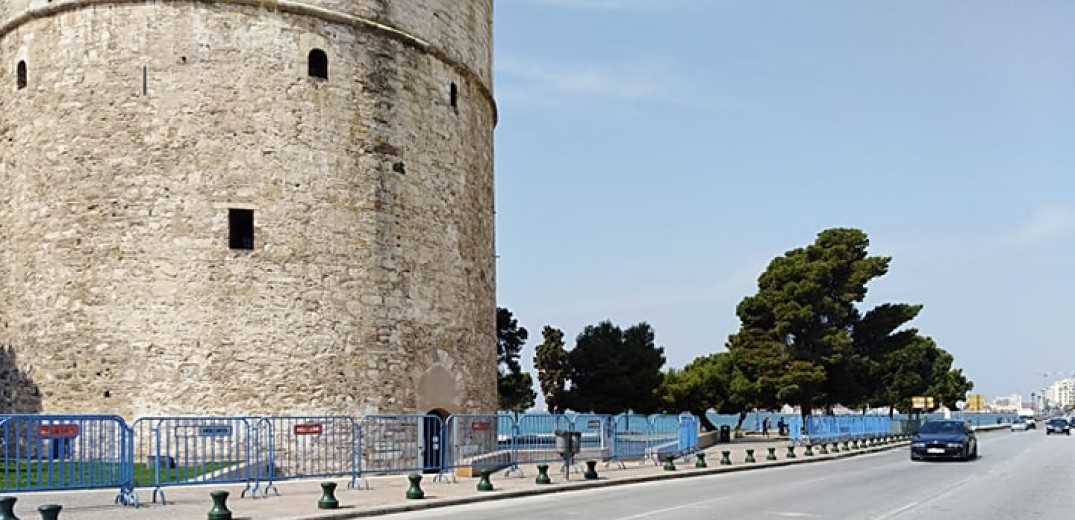 Θεσσαλονίκη: Με 400 κιγκλιδώματα και σχοινί κλείνει από σήμερα η Νέα Παραλία 