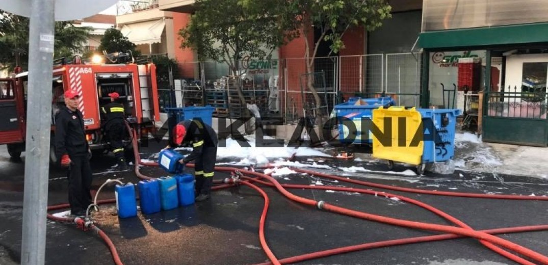 Θεσσαλονίκη: Υπό μερικό έλεγχο η φωτιά στη Νέα Ραιδεστό