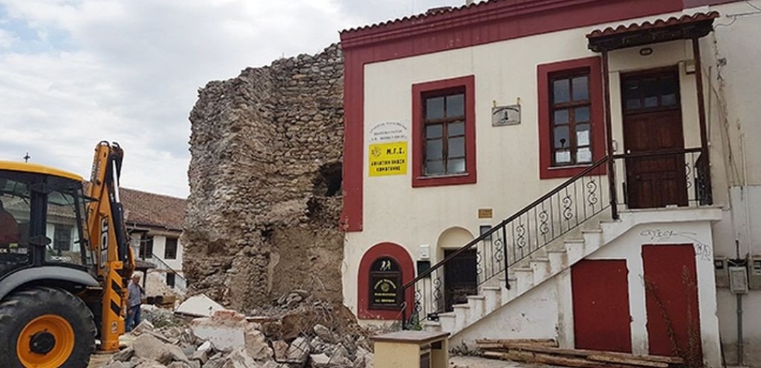 Αποκαλύφθηκε ένας από τους πύργους του βυζαντινού φρουρίου της Κομοτηνής
