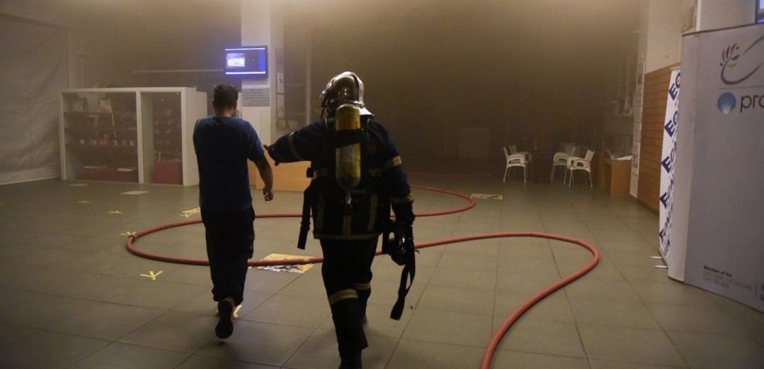 Από βραχυκύκλωμα προκλήθηκε η φωτιά στο Ολυμπιακό Μουσείο της Θεσσαλονίκης