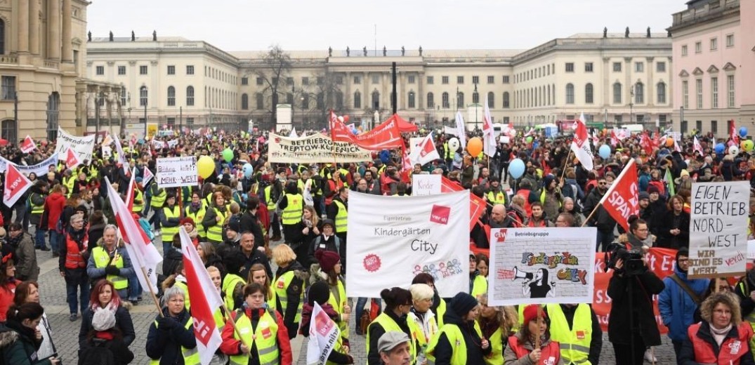 Ετοιμάζουν απεργίες οι δημόσιοι υπάλληλοι της Γερμανίας