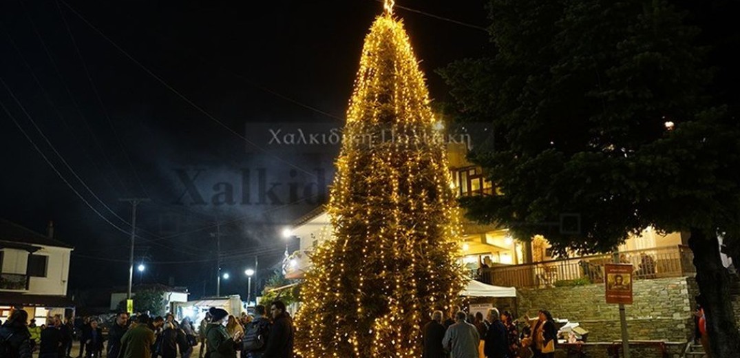 Χαλκιδική: Ο Ταξιάρχης ετοιμάζεται για τα Χριστούγεννα