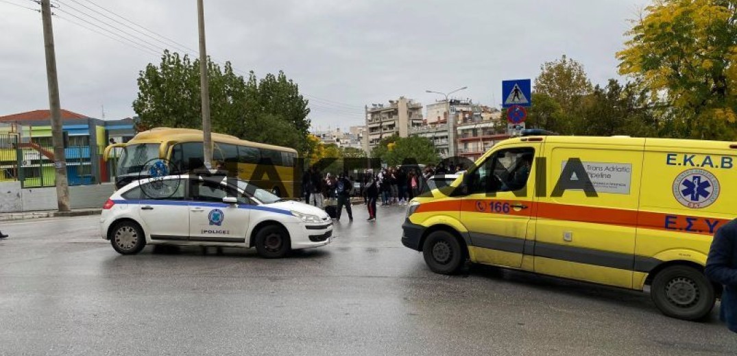 Θεσσαλονίκη: Τηλεφώνημα για βόμβα και πάλι σε σχολείο στη Σταυρούπολη (Φωτ.)