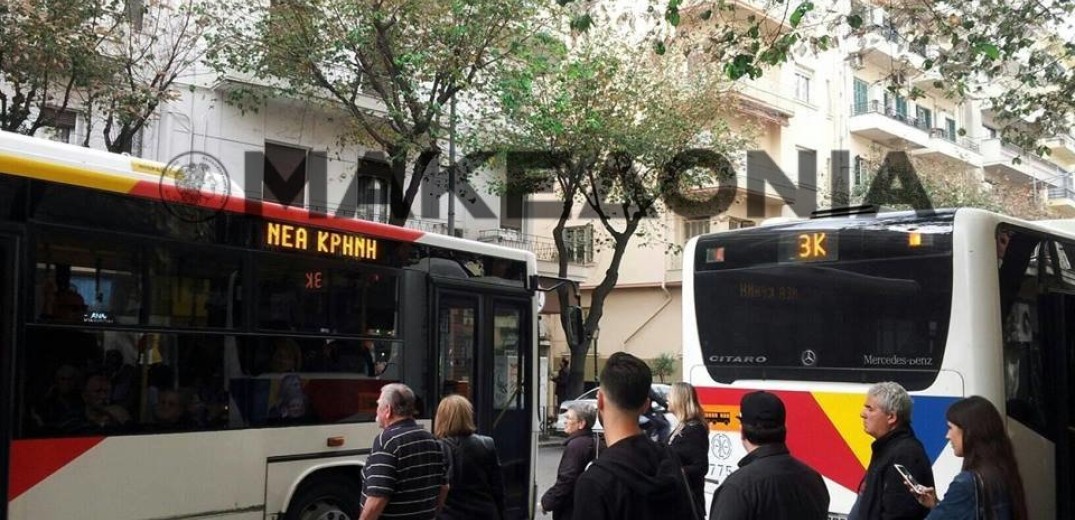 Παράσυρση πεζού από λεωφορείο του ΟΑΣΘ στη Θεσσαλονίκη 