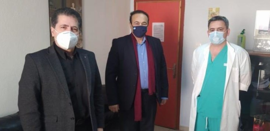  Φλώρινα: Το νοσοκομείο επισκέφτηκε ο βουλευτής της ΝΔ Γιάννης Αντωνιάδης