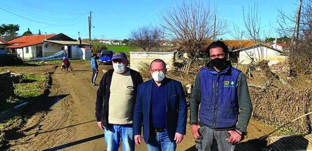 Εργασίες σε σπίτια και αναχώματα στο Μαυρομμάτι από τον δήμο Κομοτηνής