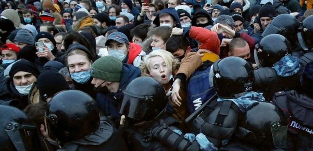 Ρωσία: Περισσότερες από 180 συλλήψεις στις διαδηλώσεις υπέρ του Αλ. Ναβάλνι