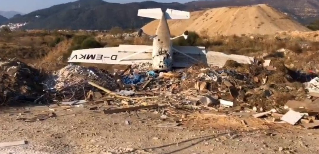 Μονοκινητήριο αεροσκάφος κατέπεσε δίπλα στο αεροδρόμιο του Νέου Ζυγού στην Ξάνθη (Βίντεο)