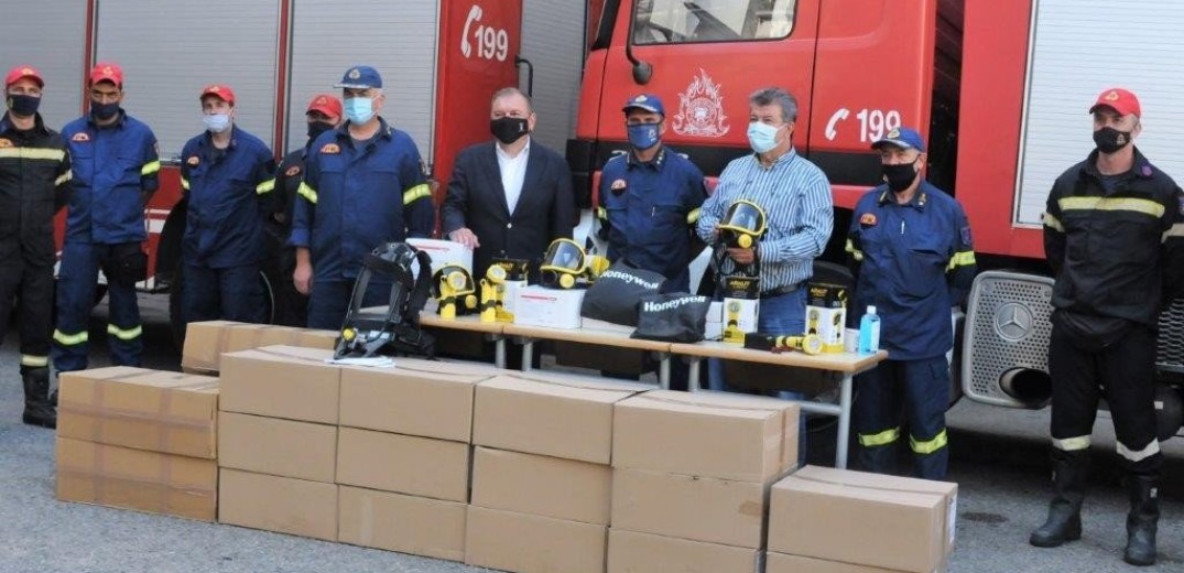ΠΕΔΚΜ: Στηρίζει το έργο του Πυροσβεστικού Σώματος – Δωρεά εξοπλισμού στη Διοίκηση Πυροσβεστικών Υπηρεσιών Θεσσαλονίκης