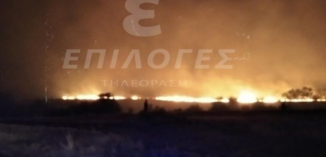 Σέρρες: Μεγάλη φωτιά στην Αλιστράτη - Μυρωδιά καμένου στην πόλη (Βίντεο)