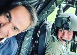 Η selfie στο πιλοτήριο